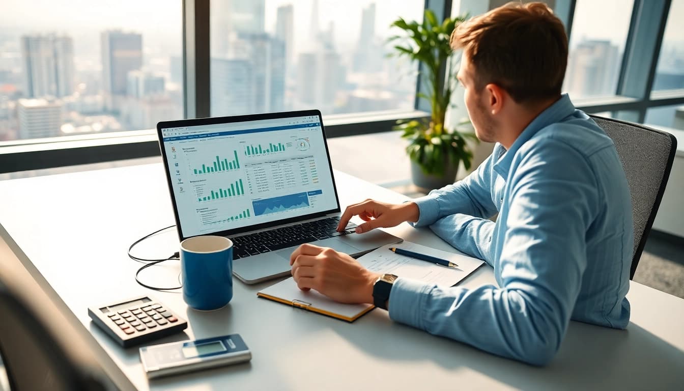 Bid No Bid Analysis in a professional business setup showing an engaged individual analyzing proposals.