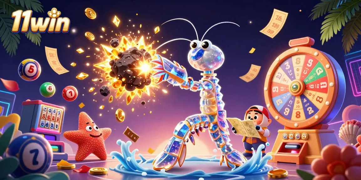 Engage with 11win's thrilling online casino experience featuring vibrant lottery elements and colorful games.