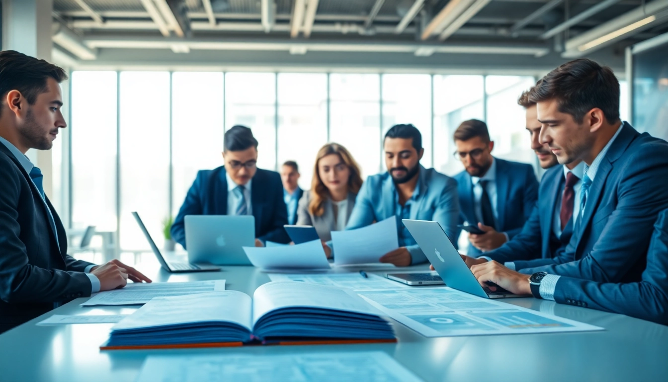 Efficient team collaborating on Contract Management strategies in a modern office environment.