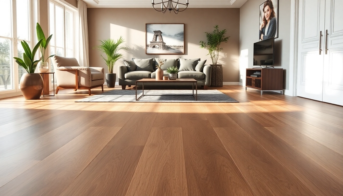 Showcasing lvp waterproof flooring in a modern living room with natural lighting and elegant decor.