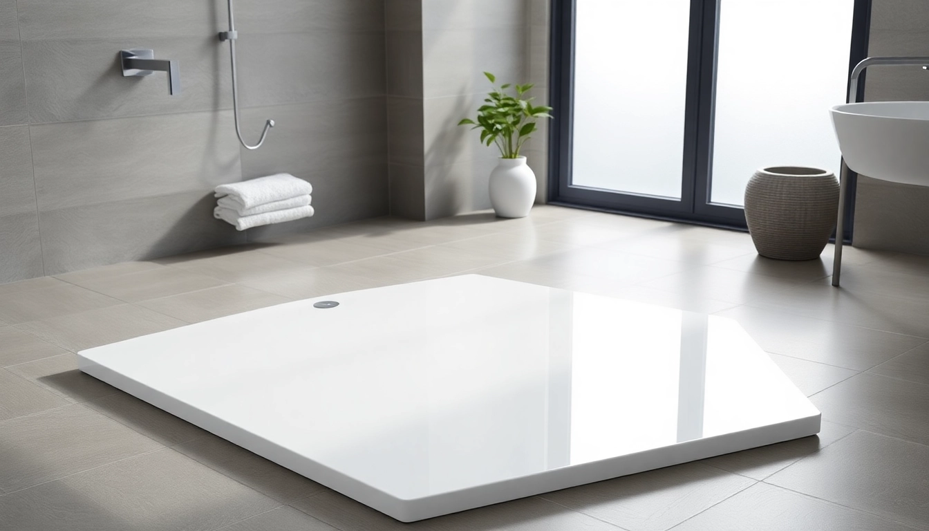 Innovative 800 x 800 shower base showcased in a beautifully designed bathroom.