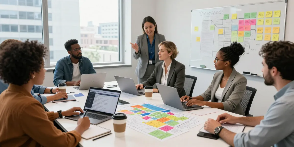Political campaign marketing cost strategies being discussed in a modern office with a diverse team analyzing voter data and district maps.