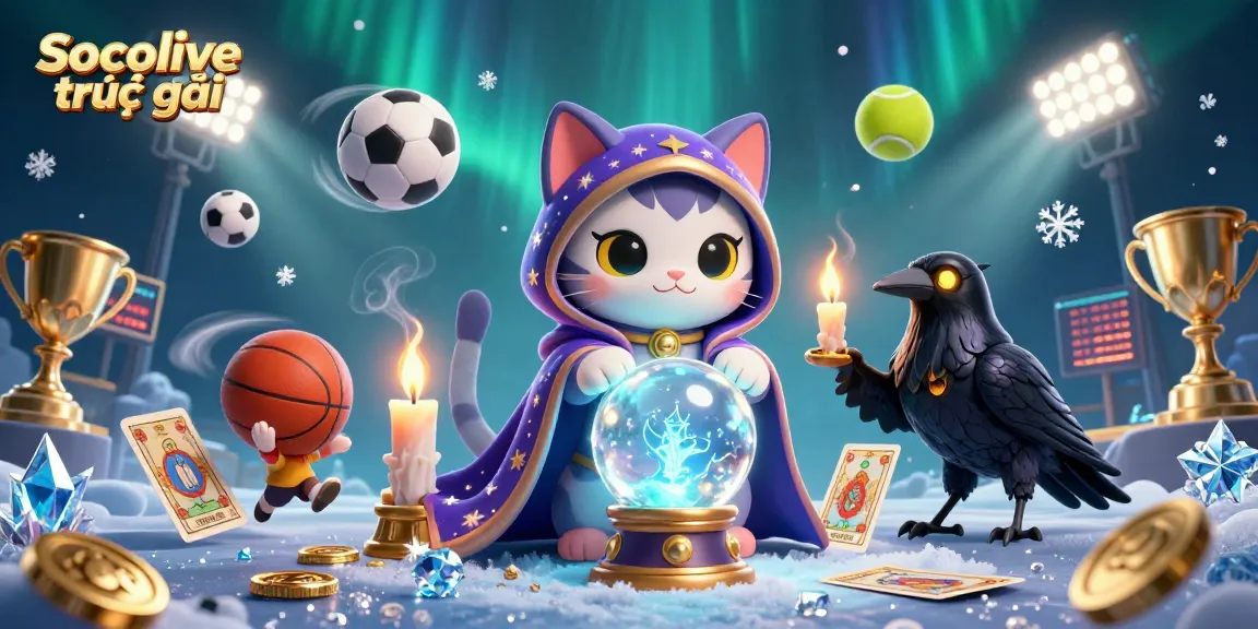 Experience Socolive trực tiếp with a vibrant dynamic scene showcasing sports betting elements and cartoon characters.