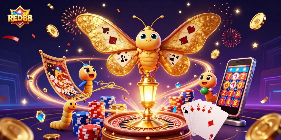 Experience thrilling action at RED88 with vibrant casino elements and exciting gameplay.
