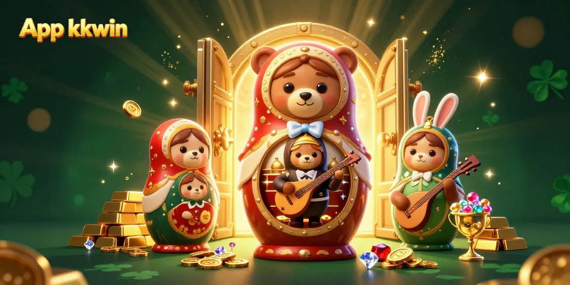 Experience the thrill of gaming with App kkwin illustrated in a vibrant casino scene.